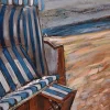 mutoni pleasure 3D Metallbild Strandkorb Visionik 120X80> Mutoniart