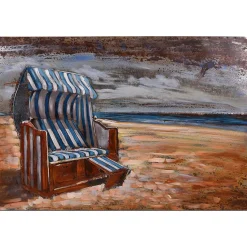 mutoni pleasure 3D Metallbild Strandkorb Visionik 120X80><noscript><img width=