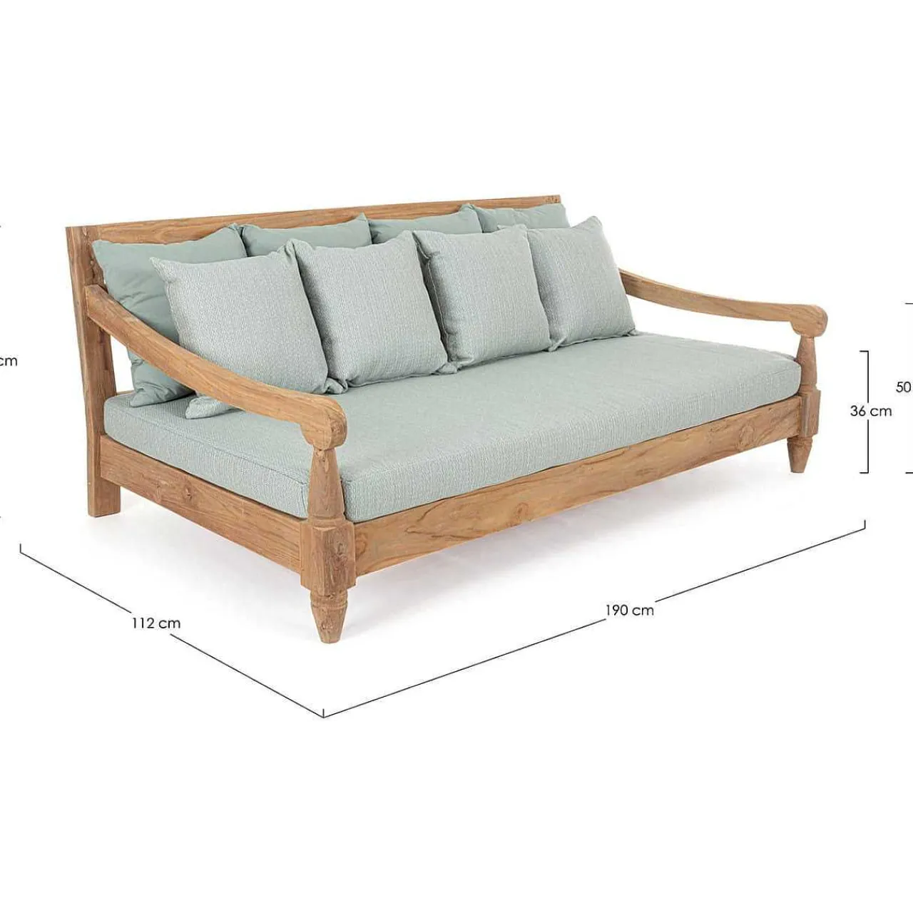 mutoni lifestyle Daybed Bali Aqua> Daybeds Und Sonneninseln