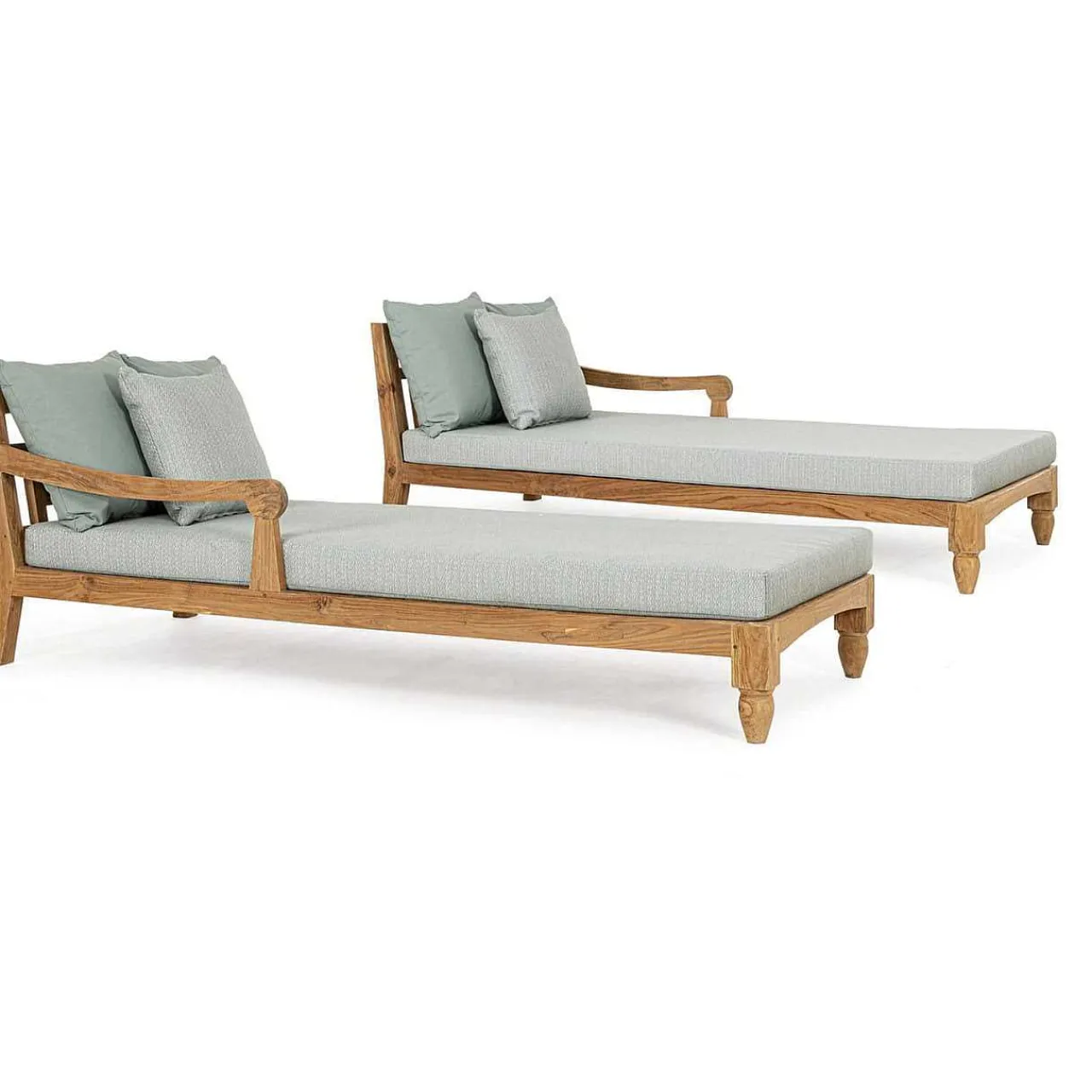 mutoni lifestyle Daybed Bali Aqua (2Er-Set)> Daybeds Und Sonneninseln