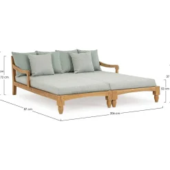 mutoni lifestyle Daybed Bali Aqua (2Er-Set)><noscript><img width=