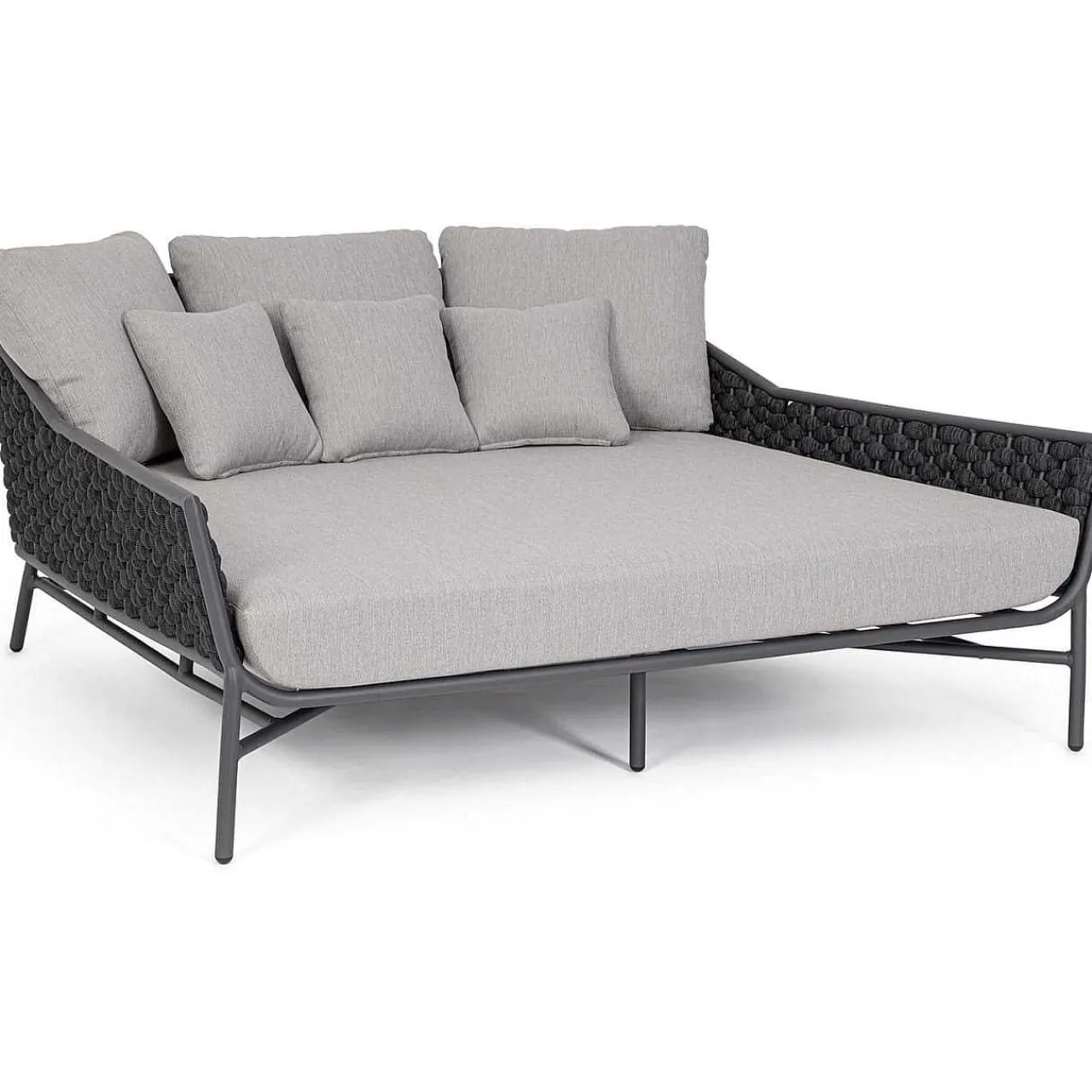 mutoni lifestyle Daybed Everly Mit Kissen Graphit 166X153> Daybeds Und Sonneninseln