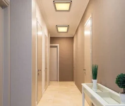 mutoni light Deckenleuchte Carla Metall Natur Weiss Led 30><noscript><img width=