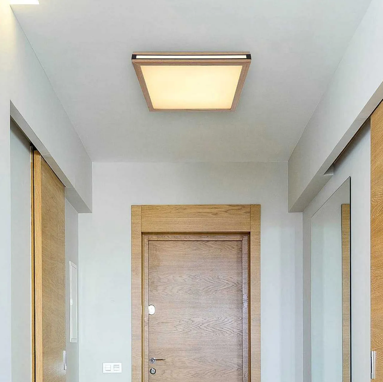 mutoni light Deckenleuchte Carla Metall Natur Weiss Led 45> Led-Deckenleuchten