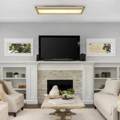 mutoni light Deckenleuchte Carla Metall Natur Weiss Led 80><noscript><img width=