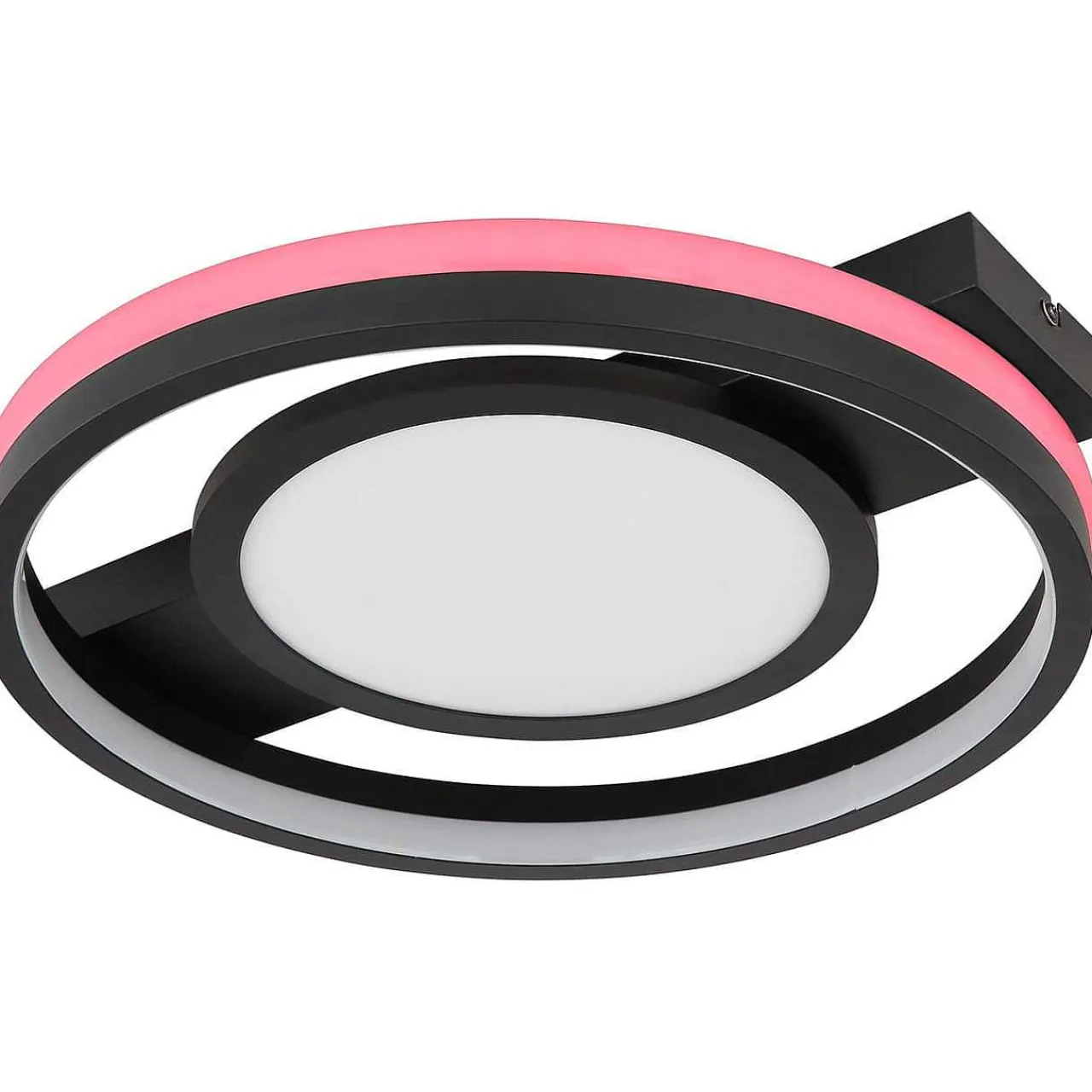 mutoni light Deckenleuchte Gisell Metall Schwarz Matt Led> Led-Deckenleuchten