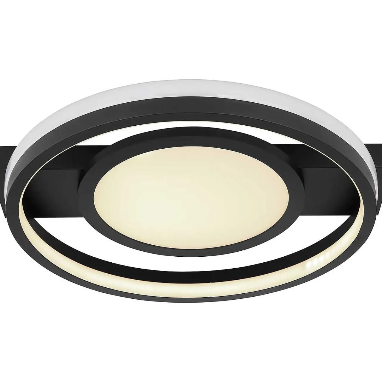 mutoni light Deckenleuchte Gisell Metall Schwarz Matt Led> Led-Deckenleuchten