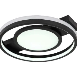 mutoni light Deckenleuchte Gisell Metall Schwarz Matt Led><noscript><img width=