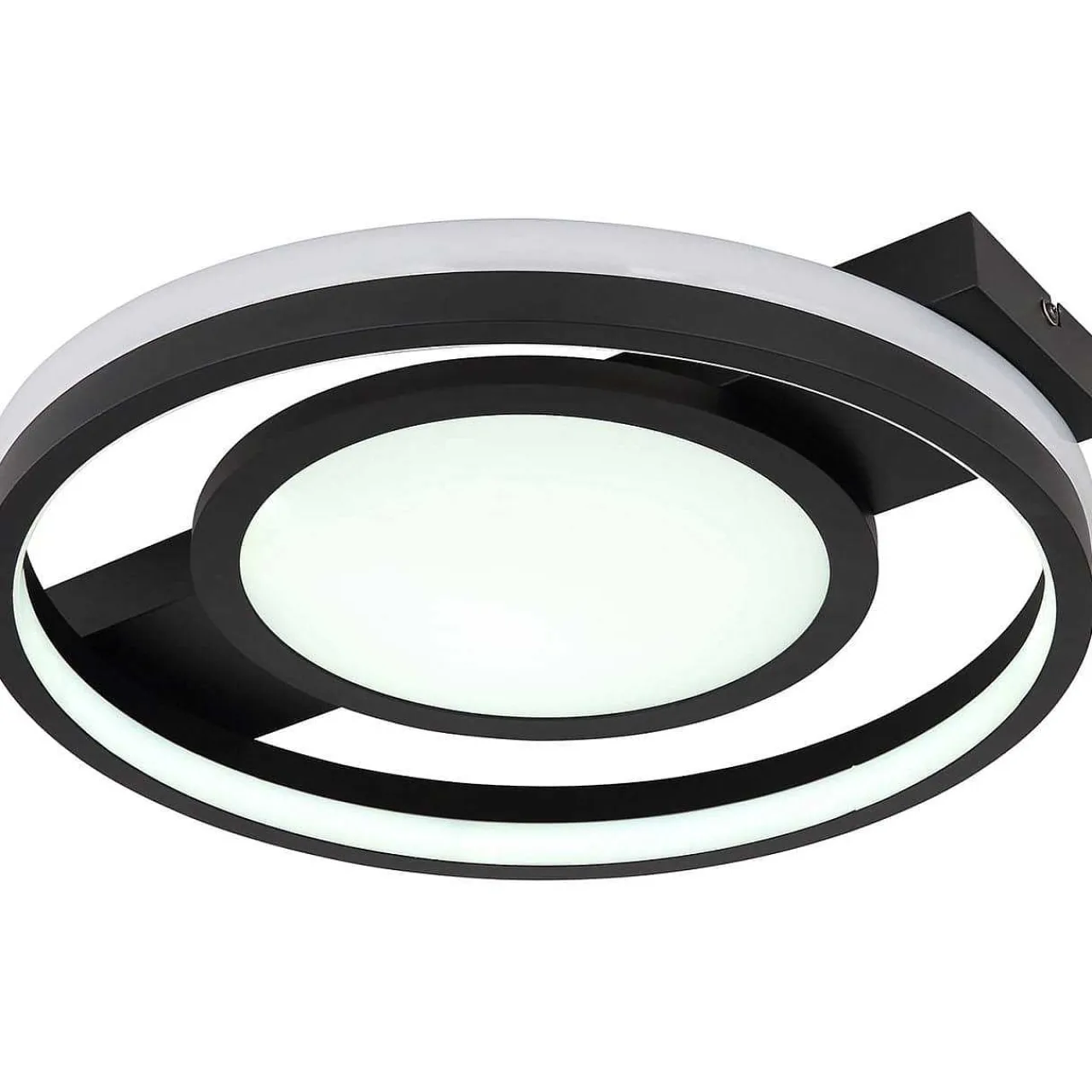 mutoni light Deckenleuchte Gisell Metall Schwarz Matt Led> Led-Deckenleuchten