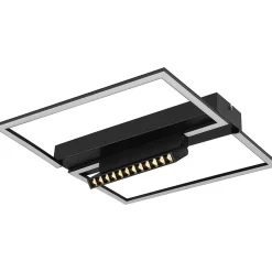 mutoni light Deckenleuchte Maxwell Metall Schwarz Matt Led> Led-Deckenleuchten