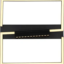 mutoni light Deckenleuchte Maxwell Metall Schwarz Matt Led><noscript><img width=