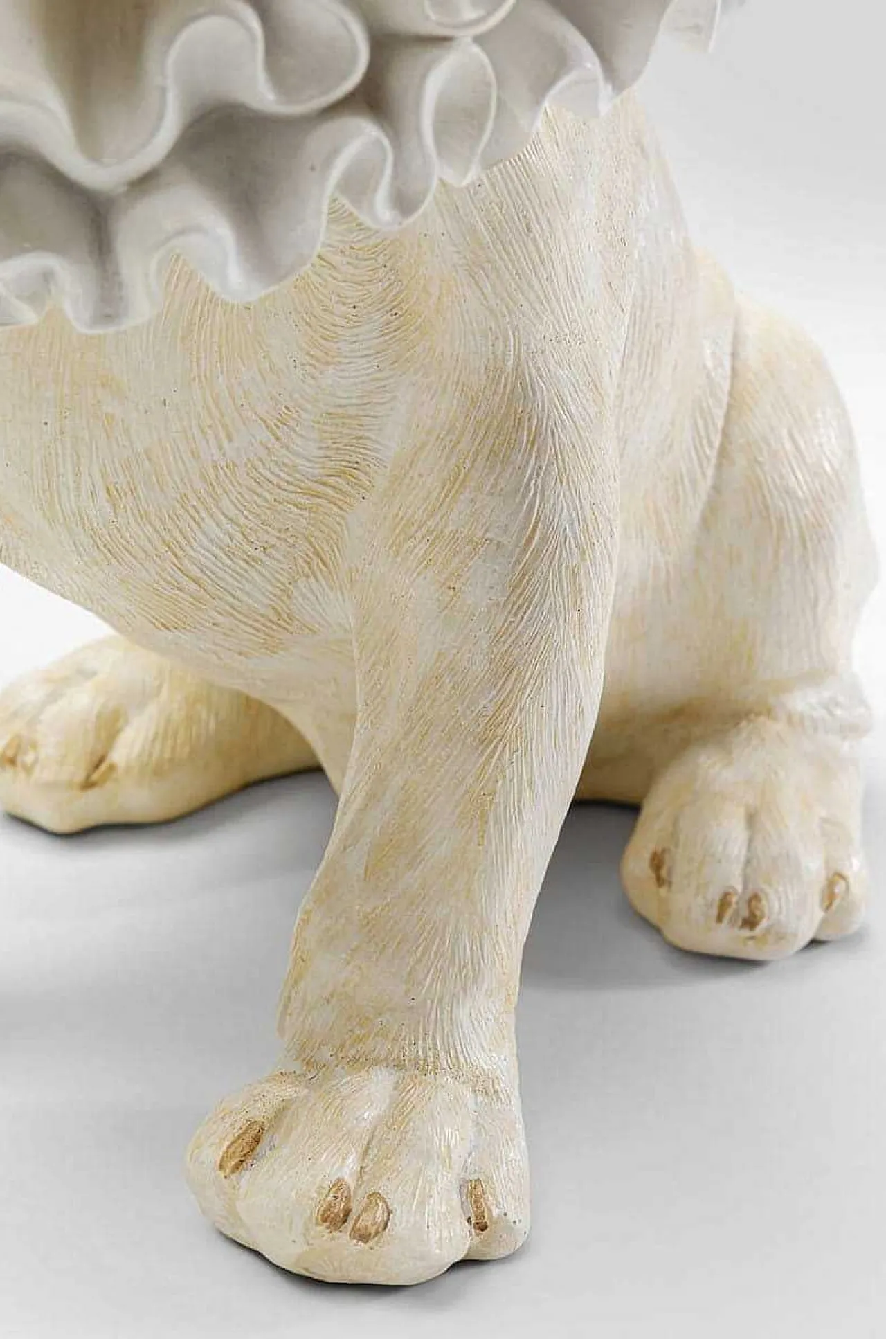 KARE Design Deko Figur King Dog Weiss 33> Figuren & Skulpturen