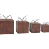 mutoni pleasure Deko Objekt Geschenkpakete Realm Rost (4-Er Set)> Deko Objekte