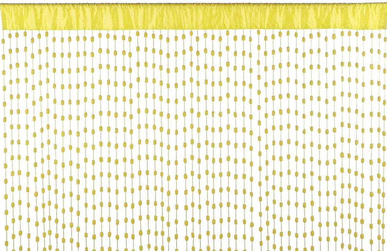 mutoni lifestyle Dekovorhang Kugeln Gelb 140X280H> Gardinen & Vorhänge