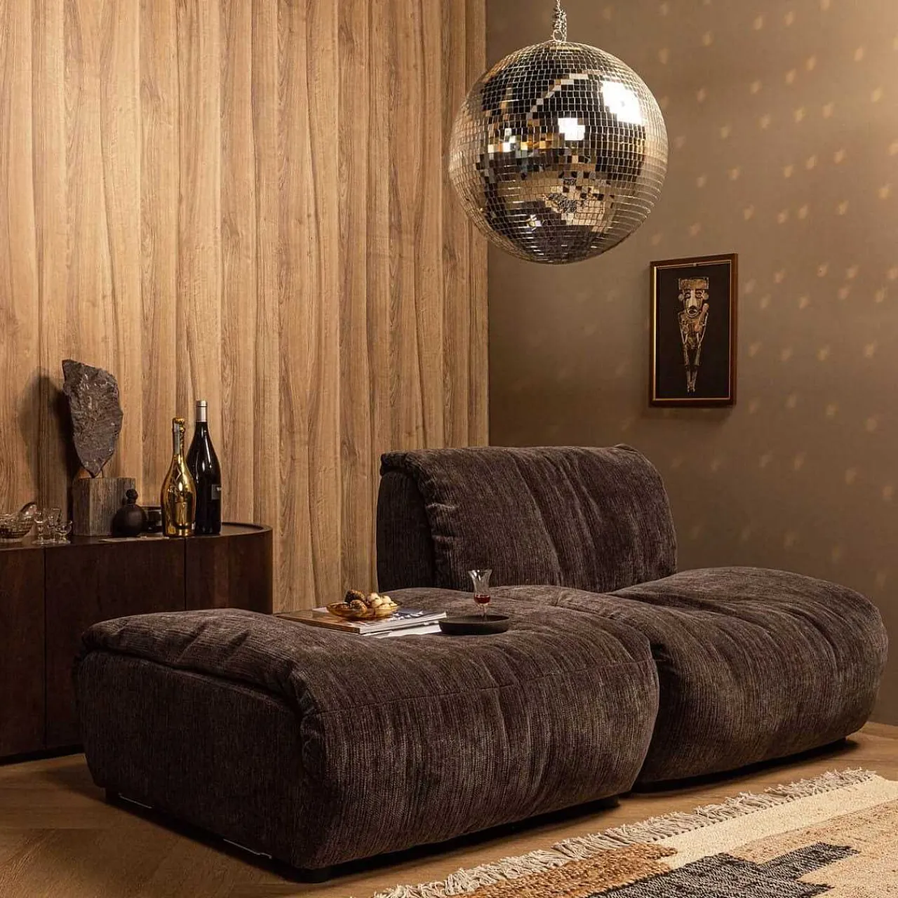 mutoni living Discokugel Boney Silber 50> Deko Objekte