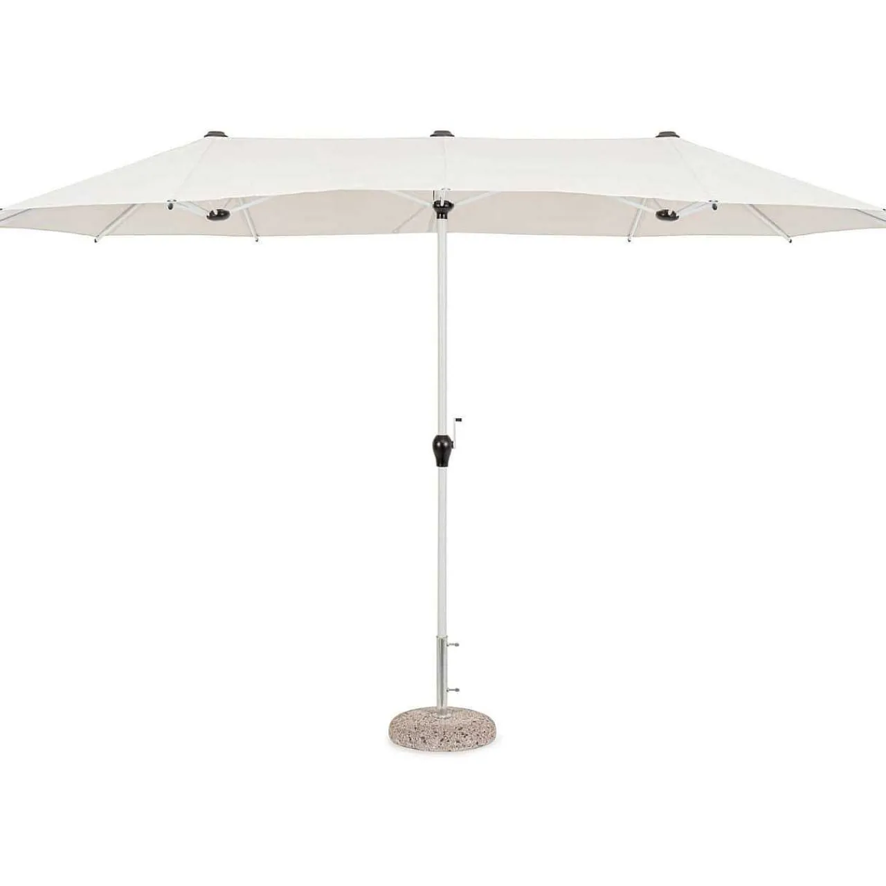 mutoni lifestyle Doppelsonnenschirm Brasil Natur 400X200> Freiarmschirme