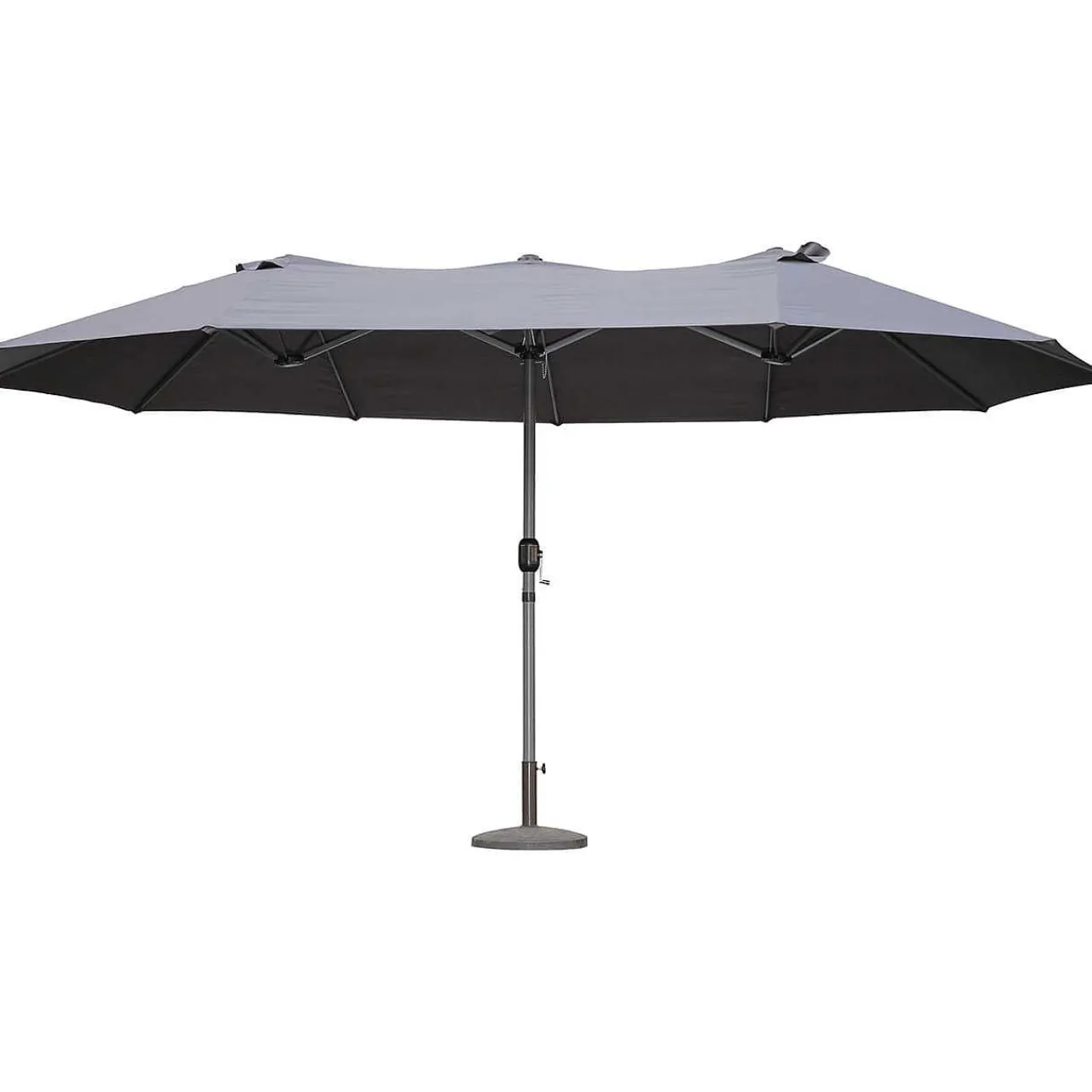 mutoni pleasure Doppel-Sonnenschirm Lyradia Grau> Stockschirme