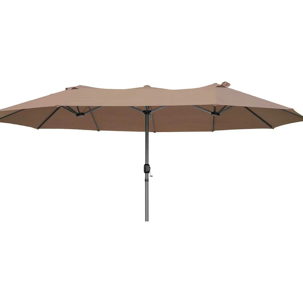 mutoni pleasure Doppel-Sonnenschirm Lyradia Hellbraun> Stockschirme