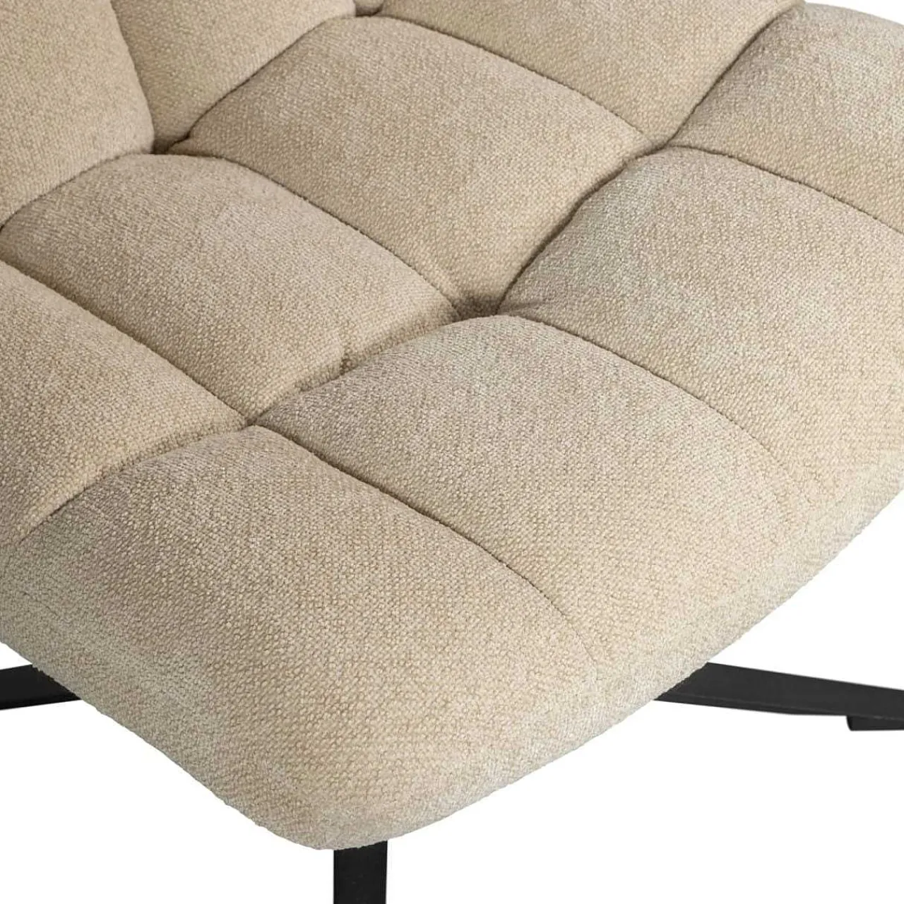 mutoni living Drehsessel Job Boucle Sand> Design Sessel