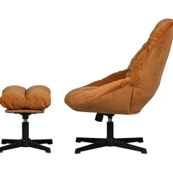 mutoni living Drehsessel Mit Hocker Yaro Ginger><noscript><img width=