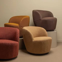 mutoni living Drehsessel Serra Mesh Espresso> Design Sessel