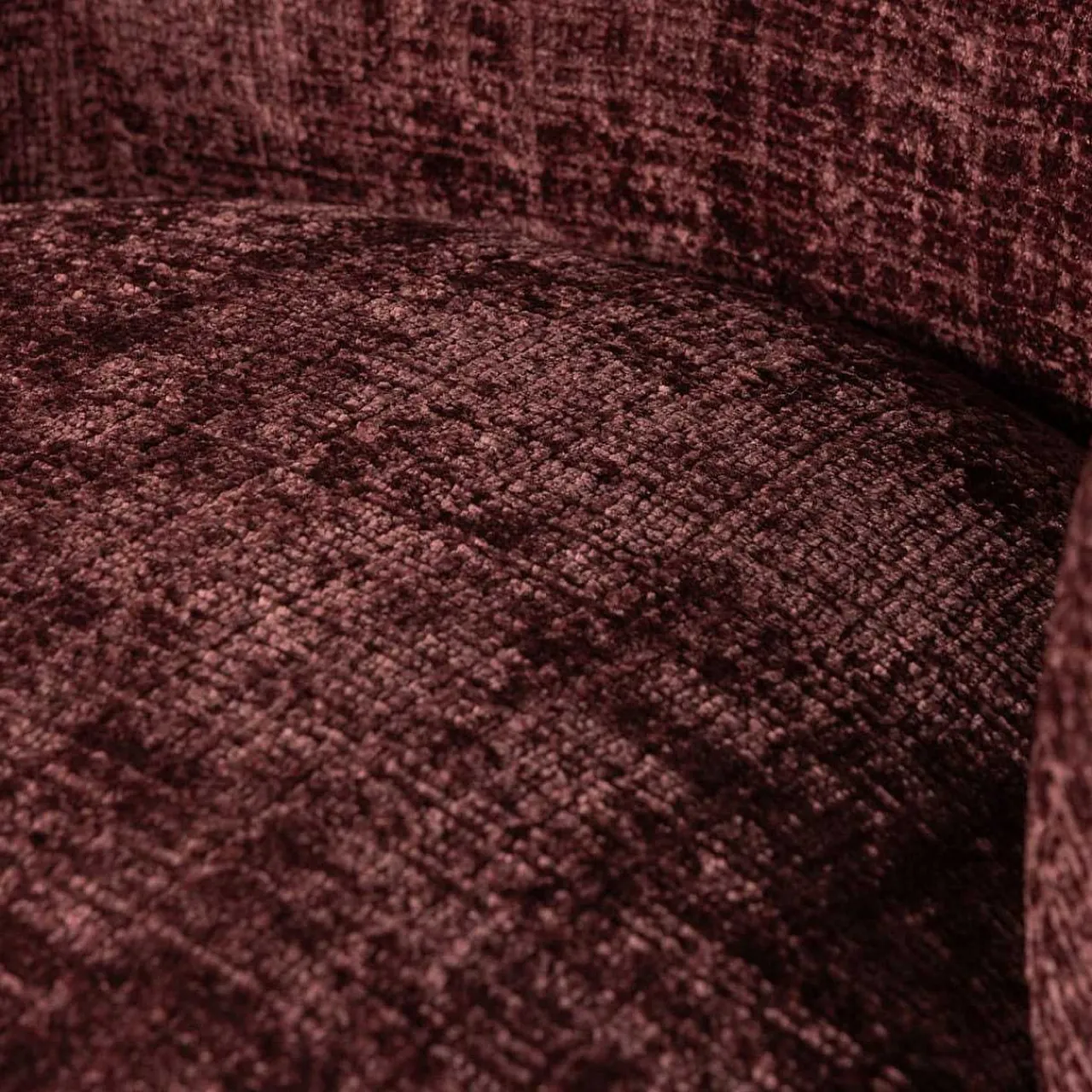 mutoni living Drehsessel Woolly Aubergine> Design Sessel