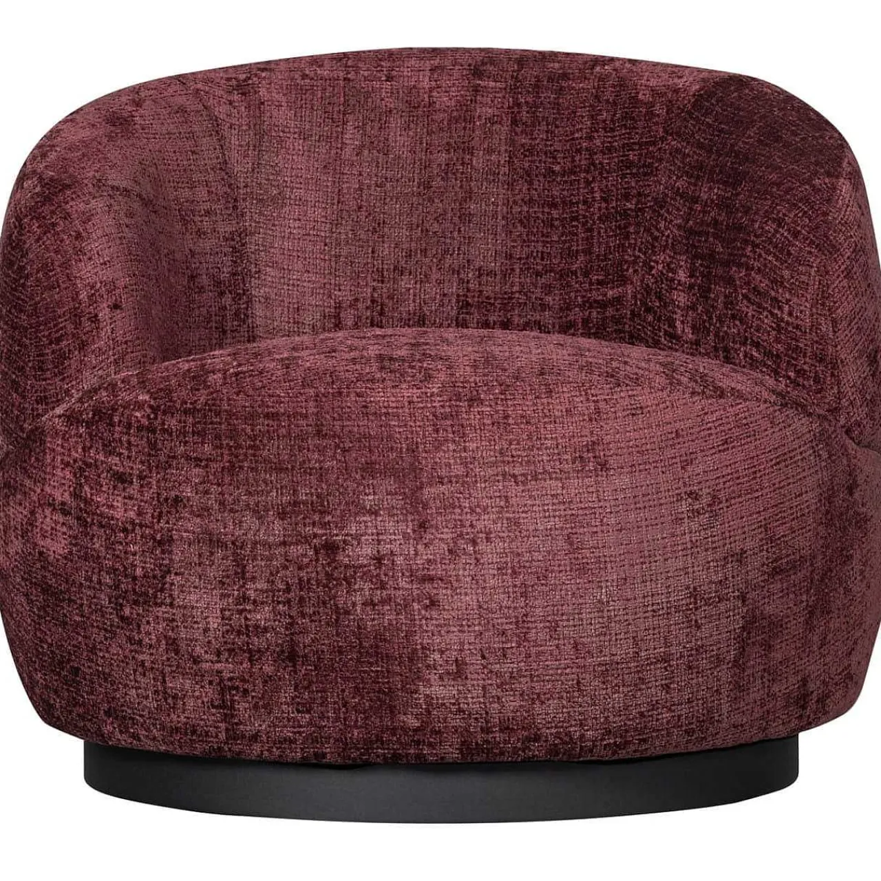 mutoni living Drehsessel Woolly Aubergine> Design Sessel