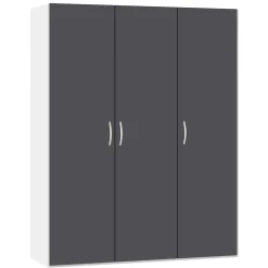 Jutzler Drehturenschrank Anthrazit Matt Cremeweiss 152.2 X 195> Kleiderschränke