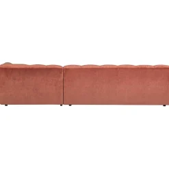 mutoni living Ecksofa Allure Rechts Washed Velvet Blush 324X165> Ecksofas