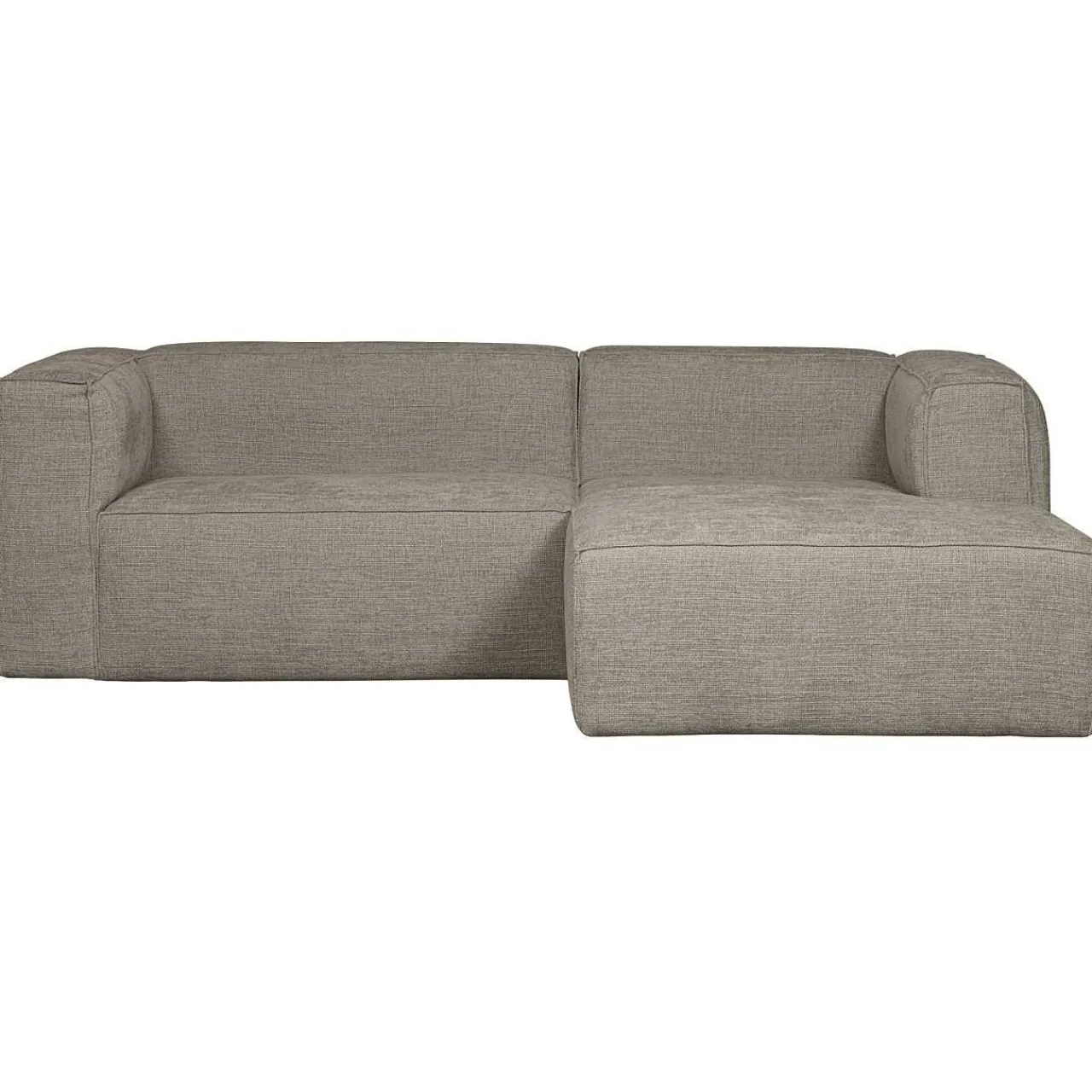 mutoni living Ecksofa Bean Rechts Hefty Melange Travertin 254X178> Ecksofas