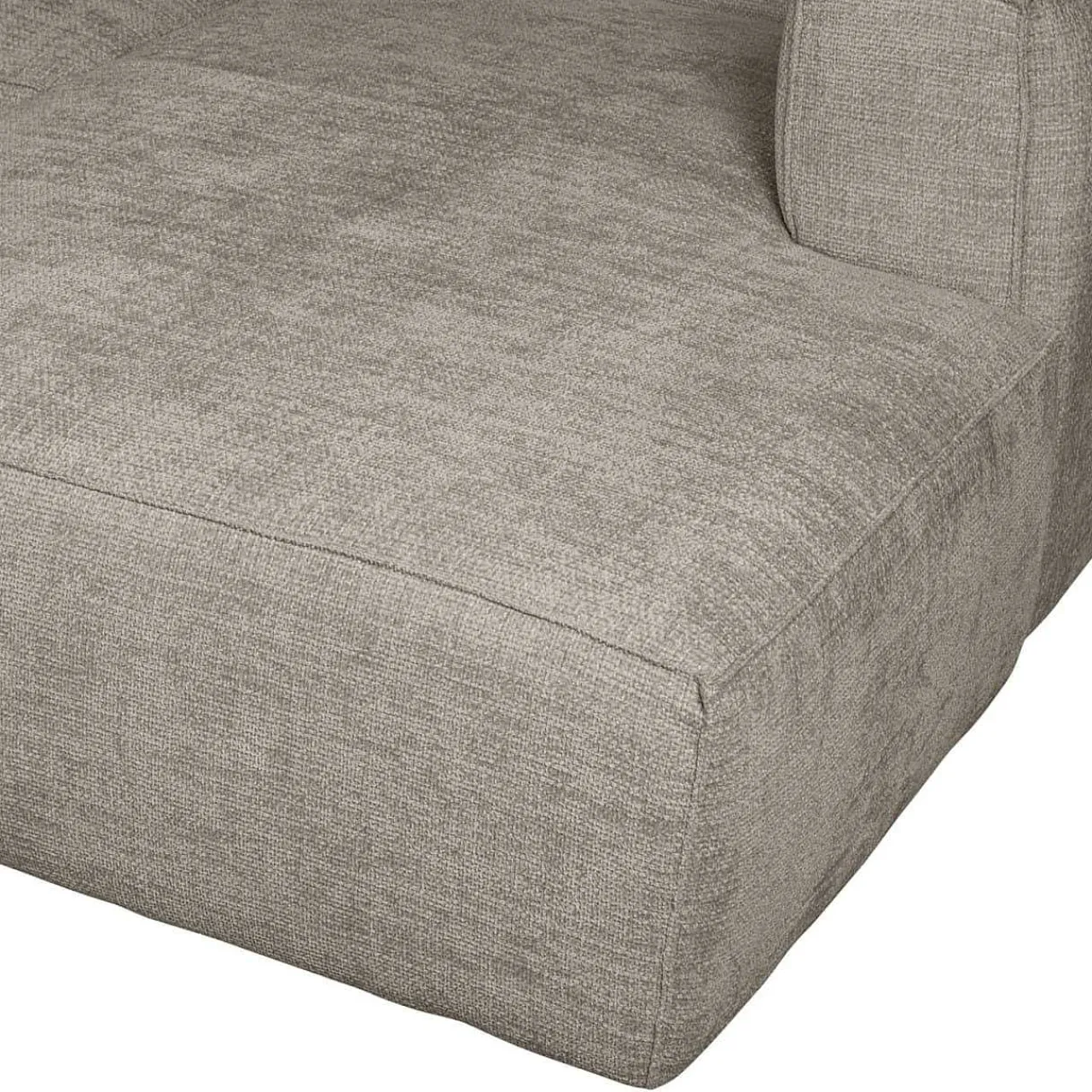 mutoni living Ecksofa Bean Rechts Hefty Melange Travertin 254X178> Ecksofas