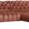 mutoni prime Ecksofa Chelsea Braun Rechts> Ecksofas
