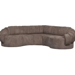 mutoni living Ecksofa Croissant Graubraun 260X260> Ecksofas