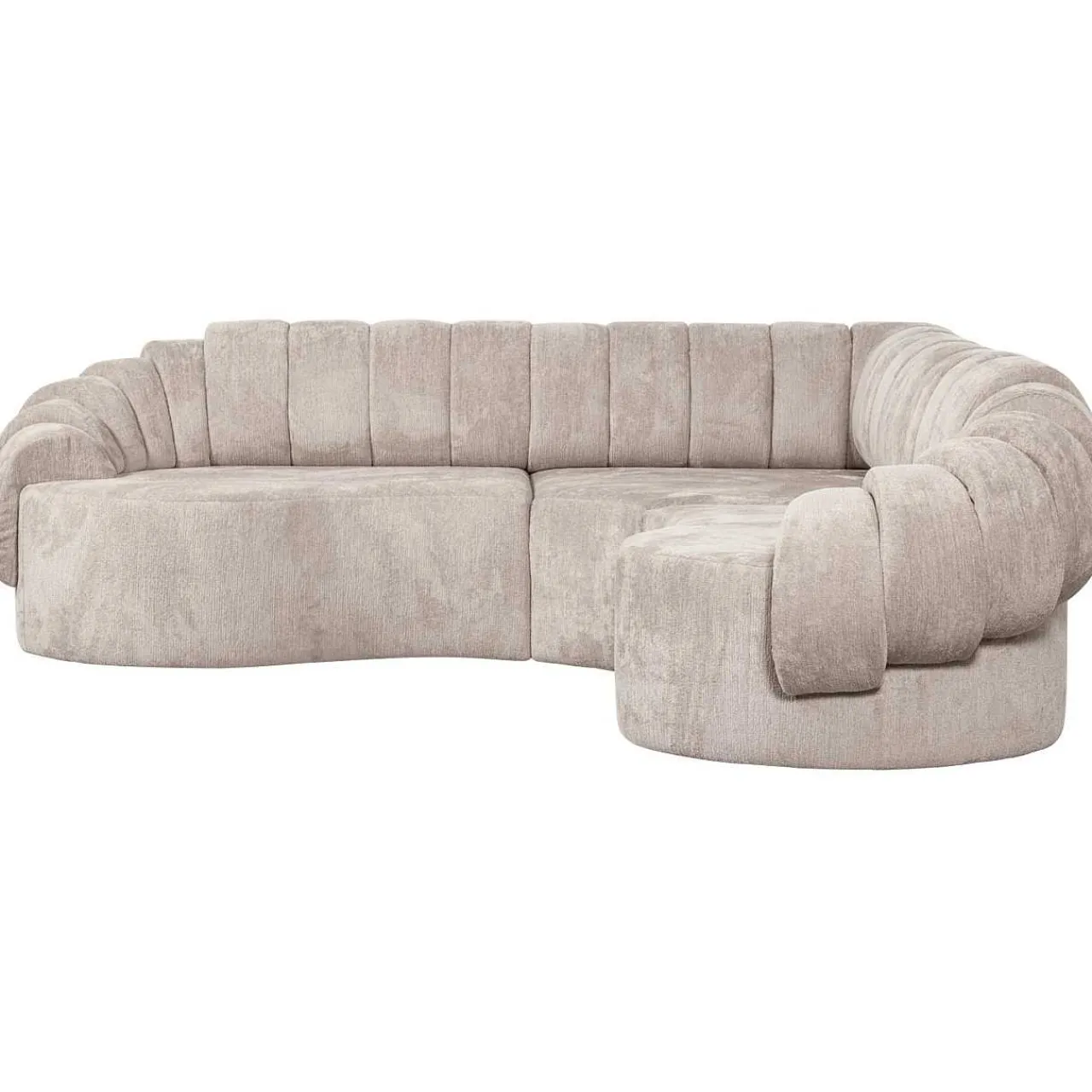 mutoni living Ecksofa Croissant Natur 260X260> Ecksofas