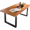 mutoni casual Essgruppe Dining I Massivholz Akazie Cognac Gelb 160 (5-Tlg.)> Essgruppen