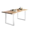 mutoni casual Essgruppe Dining Iv Massivholz Akazie Natur Cognac 160 (5-Tlg.)> Essgruppen