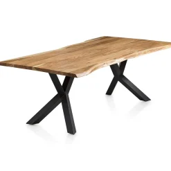 mutoni casual Essgruppe Forestal Massivholz Akazie Natur Grau 200 (6-Tlg.)><noscript><img width=