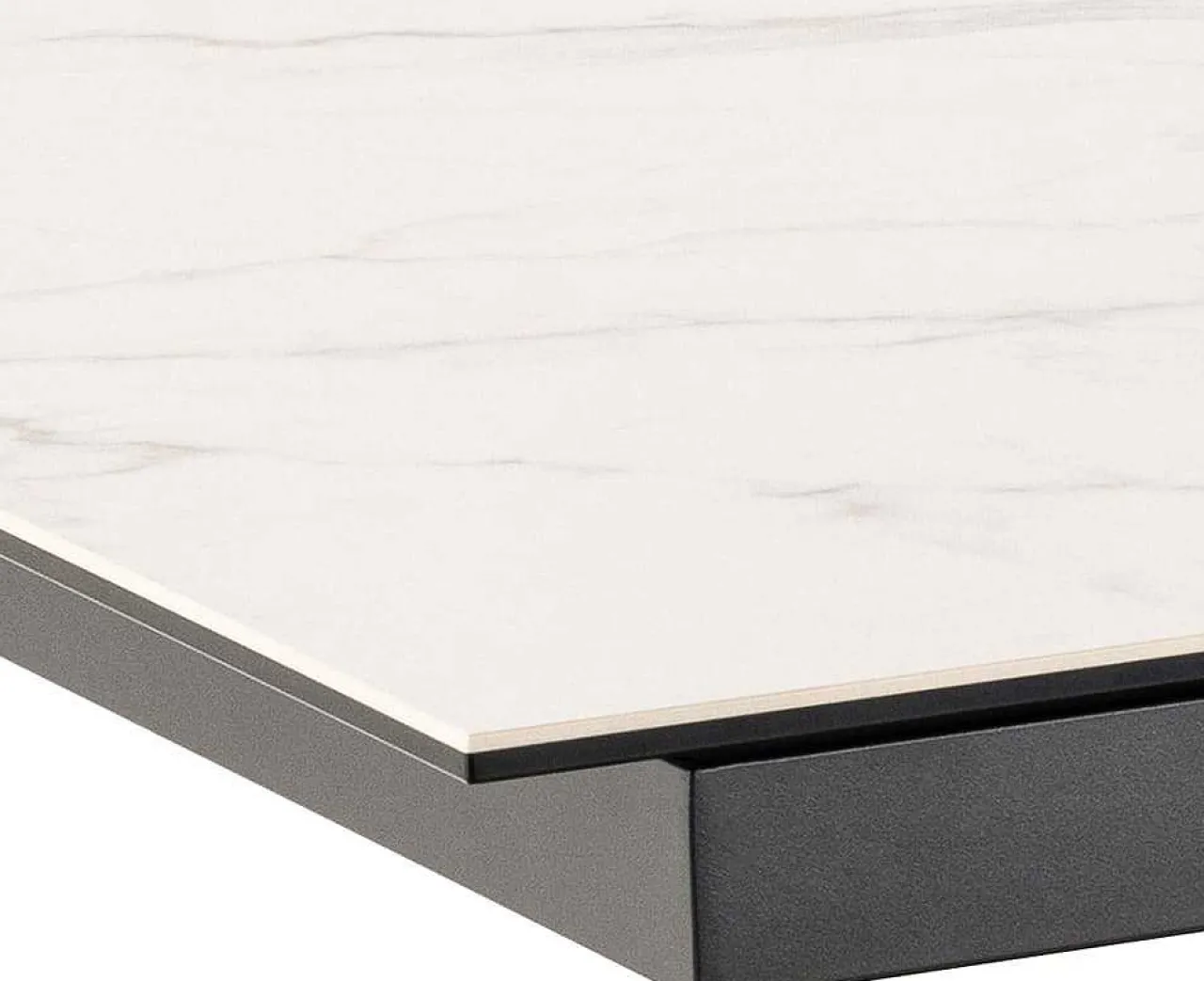 mutoni scandi Esstisch Triple-X Keramik Weiss 200-240X100> Esstische