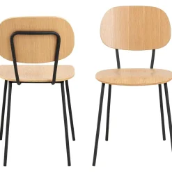 mutoni scandi Esszimmerstuhl Amaranta Holz Natur (1 Stuck)><noscript><img width=