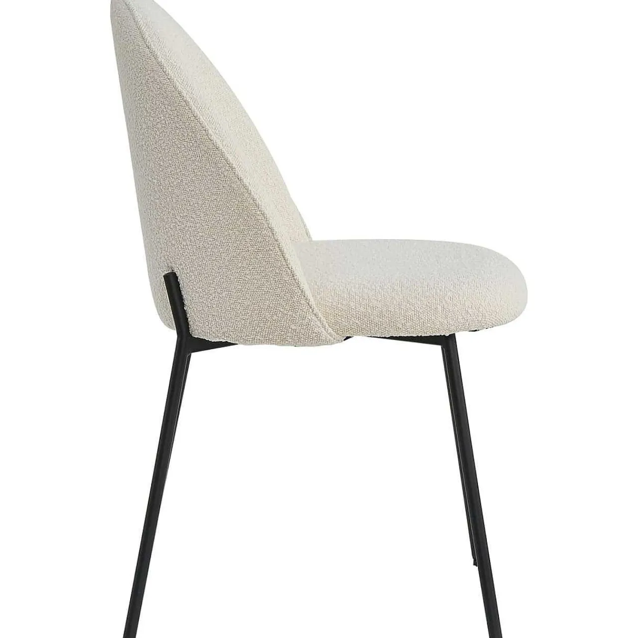 mutoni sweet home Esszimmerstuhl Clusto Stoff Metall Beige (2Er-Set)> Polsterstühle