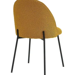 mutoni sweet home Esszimmerstuhl Clusto Stoff Metall Senf (2Er-Set)><noscript><img width=