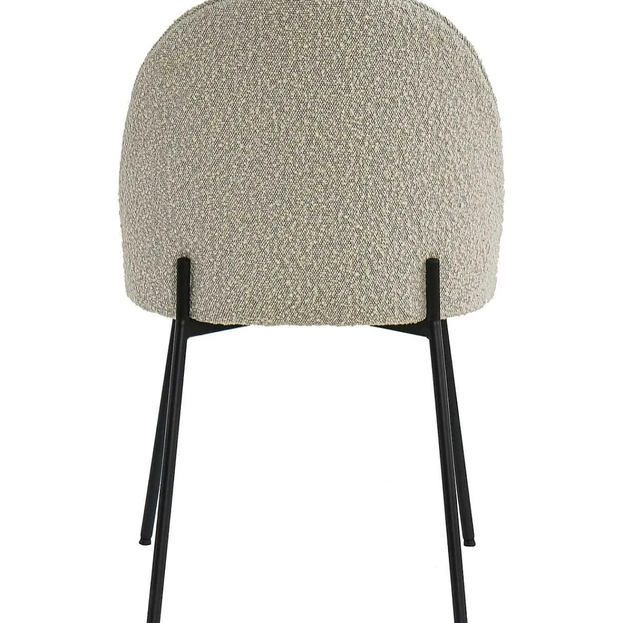 mutoni sweet home Esszimmerstuhl Clusto Stoff Metall Graubeige (2Er-Set)> Polsterstühle