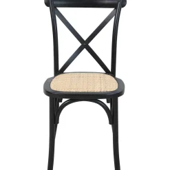 mutoni sweet home Esszimmerstuhl Jara Schwarz Natur (2Er-Set)> Holzstühle