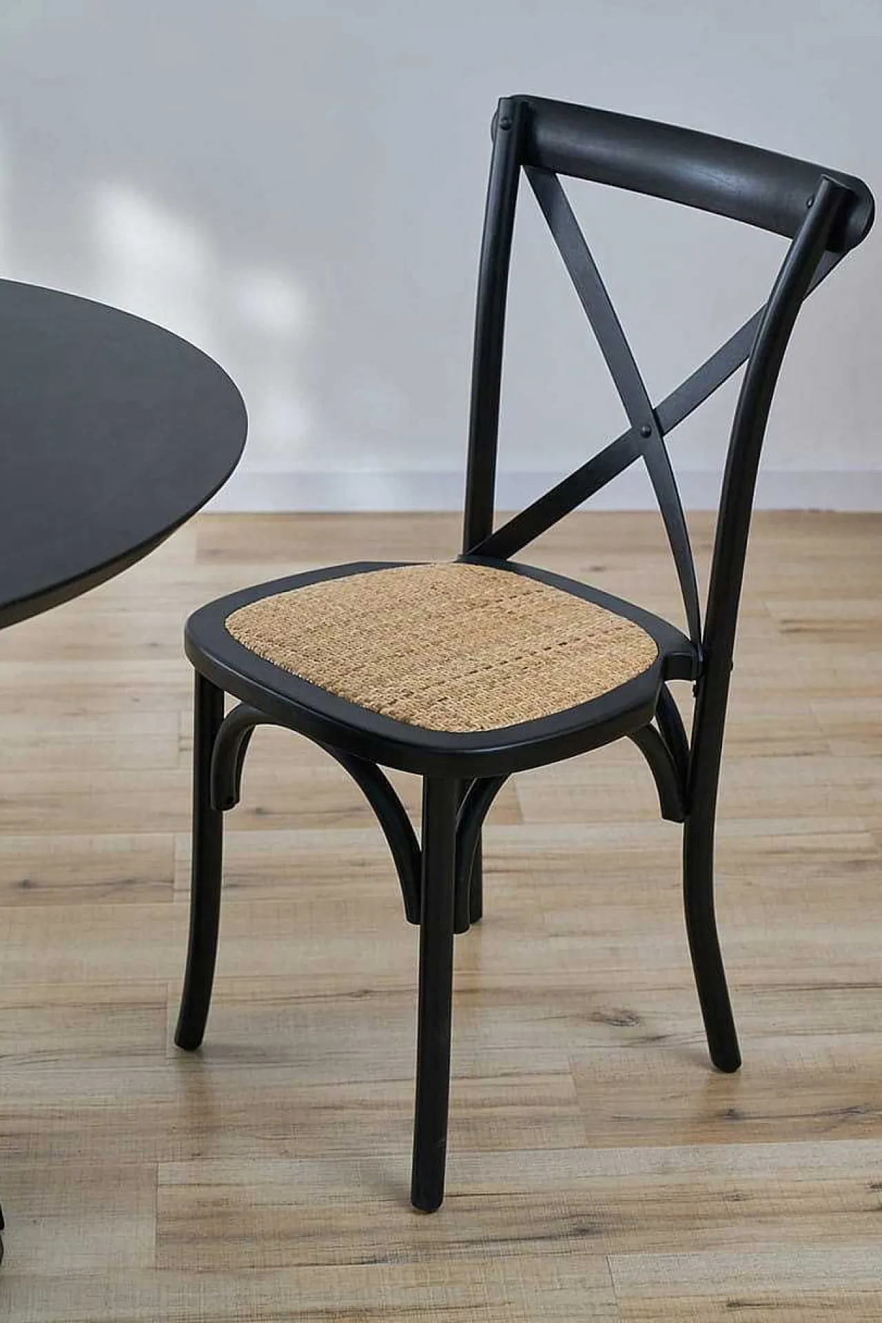mutoni sweet home Esszimmerstuhl Jara Schwarz Natur (2Er-Set)> Holzstühle