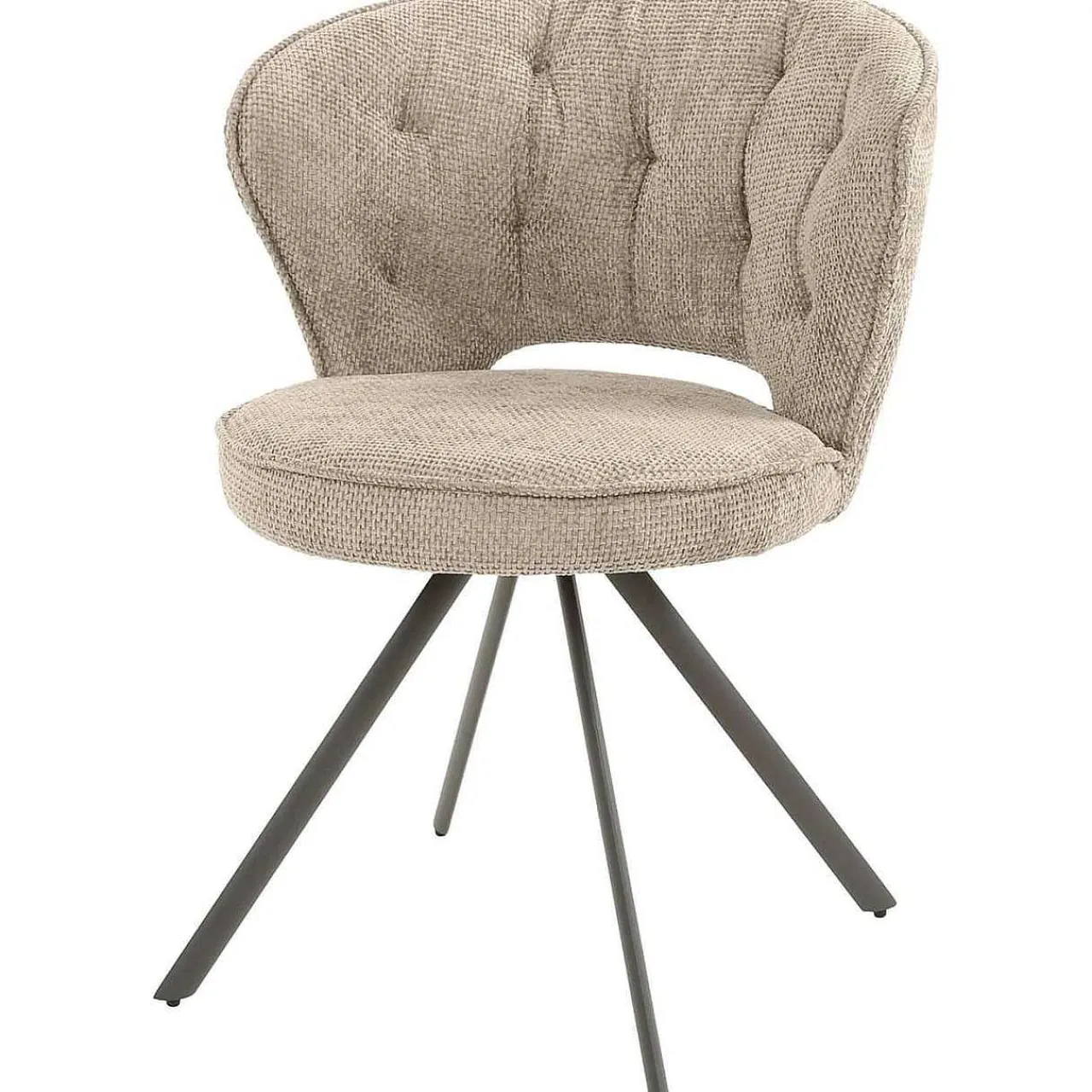 mutoni industrial Esszimmerstuhl Komono Polo Taupe> Esszimmerstühle
