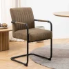 mutoni scandi Esszimmerstuhl Mit Armlehnen Artemis Braun (1 Stuck)> Freischwinger