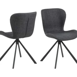 mutoni scandi Esszimmerstuhl Norway Grau Schwarz (1 Stuck)><noscript><img width=