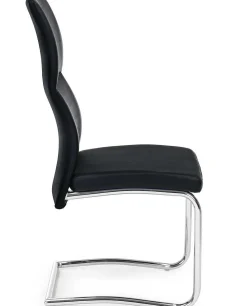 mutoni lifestyle Freischwinger Stuhl Thelma Schwarz><noscript><img width=