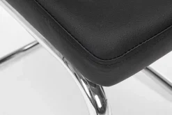 mutoni lifestyle Freischwinger Stuhl Thelma Schwarz><noscript><img width=
