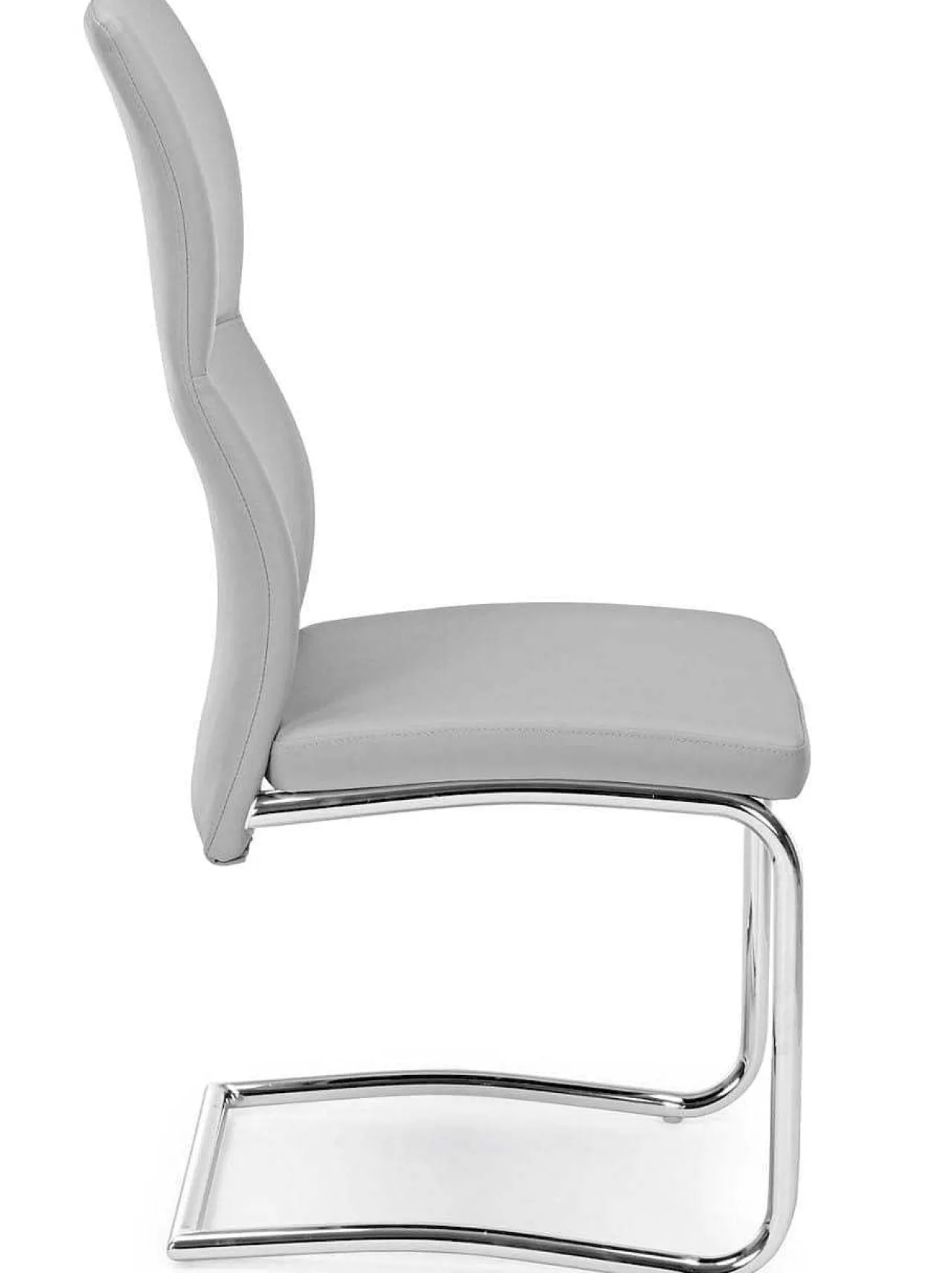 mutoni lifestyle Freischwinger Stuhl Thelma Hellgrau> Freischwinger